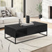Coffee Table With Lift Top, Storage, Living Room Accent - Black 8th Street
