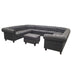 Chesterfield Vintage Style U - Shape Sectional Home Essentials