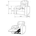 Greenfield - 3 Seater Home Theater With Storage - Black Furniture Max