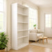 5 Tier Bookshelf Storage Cabinet With Anti-Tip Kit Home Essentials