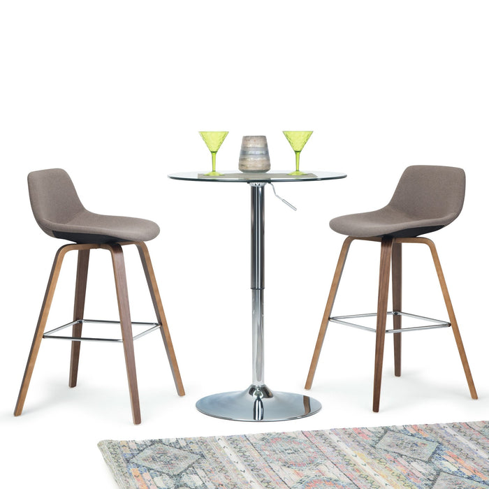 Randolph - Bentwood Multifunctional Counter / Bar Height Stool (Set of 2) Simpli-Home
