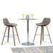 Randolph - Bentwood Multifunctional Counter / Bar Height Stool (Set of 2) Simpli-Home
