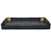 Custom Configuration Modular Sectional With Toss Pillows Home Essentials