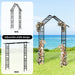 Garden Arch With Adjustable Width Climbing Plants Support - Black Daily Nest