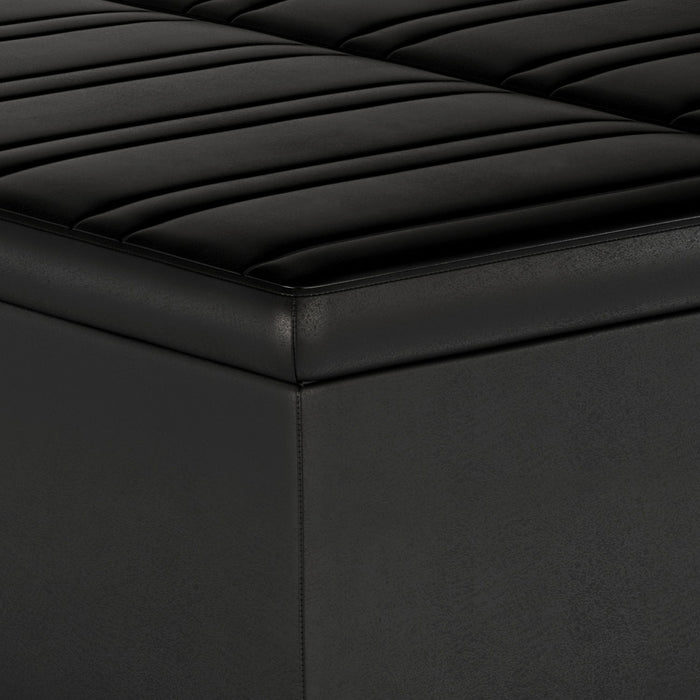 Ellis - Coffee Table Storage Ottoman Contemporary Design