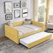 Upholstered Daybed With Pop Up Trundle Home Essentials