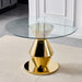Round Dining Table - Gold Home Essentials