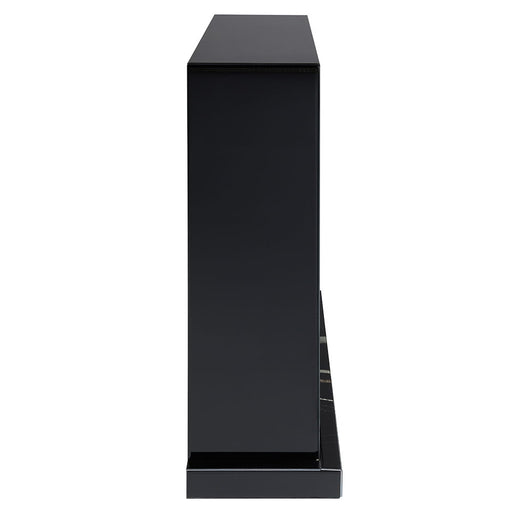 Drisana - Fireplace - Black Mirrored ACME