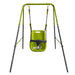 Xns001 - Baby Swing With Safety Seat Indoor / Outdoor - Black / Green Daily Nest