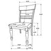 Kavita - Dining Side Chair (Set of 2) - Charcoal Furniture Max