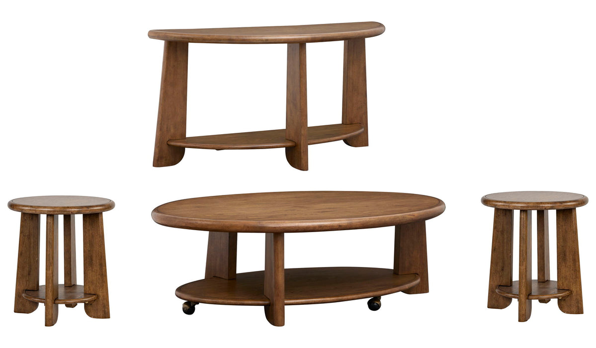 Tanner - Oval Cocktail Table Set Magnussen Furniture