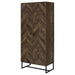 Gunderson - 8 Shelf Accent Cabinet - Oak Furniture Max