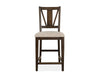 Westley Falls - Counter Chair With Upholstered Seat (Set of 2) - Graphite Magnussen Furniture