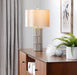 Tania - Contemporary Table Lamp - Brown / Metallic Brown / Champagne Lumi Source
