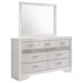 7 Drawer Dresser With Mirror - White Furniture Max
