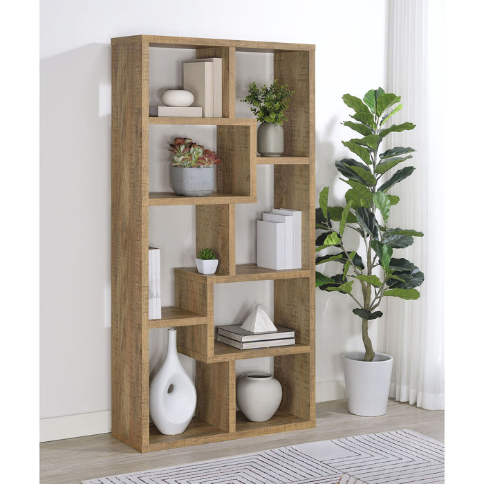 Currey - 6 Shelf Bookshelf - Mango Color Furniture Max
