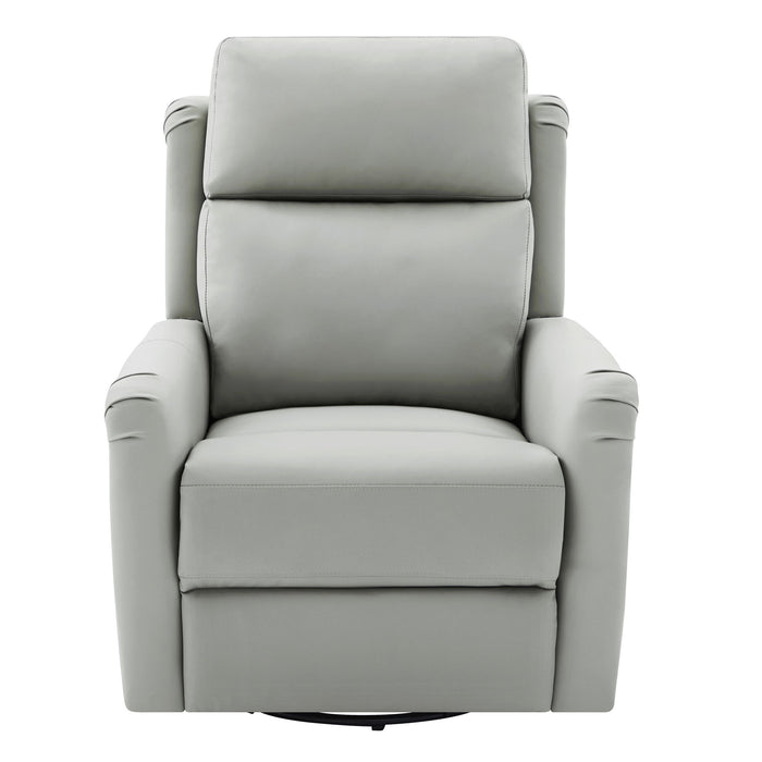 Manual Recliner Swivel Rocking Chair With 8 Point Massage And Heating Noble House