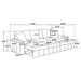 Logan - Sleeper Sectional Sofa With Right Arm Chaise - Camel Furniture Max