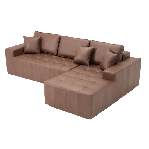 L - Shaped Corner Chaise Sofa Bed Home Essentials