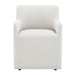 Cafell - Arm Chair With Swivel Casters - Cream ACME
