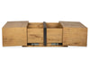 Ripley - Square Cocktail Table With Casters - Rustic Caramel Magnussen Furniture