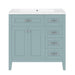 Modern Bathroom Vanity With Sink, Freestanding Design With Drawers And Doors Hearth and Haven