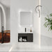 Wall Mounted Floating Bathroom Vanity With Open Shelf & Soft Close Door Home Essentials