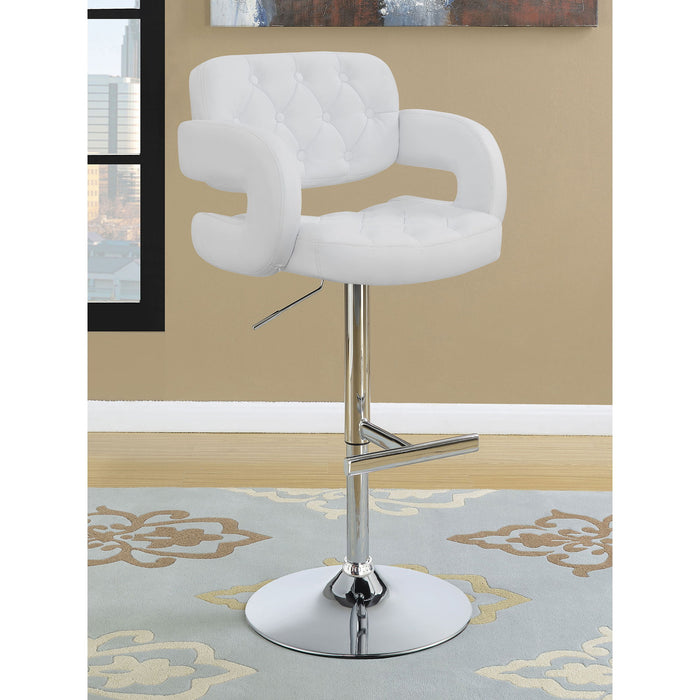 Adjustable Bar Stool With Upholstery Furniture Max