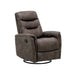 Ergonomic Shape Swivel Gliding Recliner Emerald Home