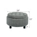 Storage Round Footstool Table Ottoman Home Essentials