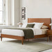Modern Sled Platform Bed Frame With Slats Hearth and Haven