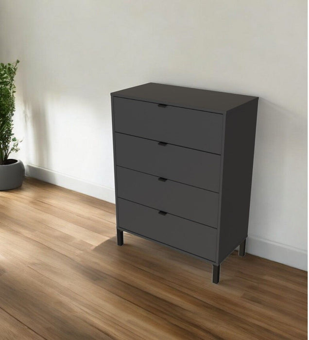 Four Drawer Standard Chest - Gray