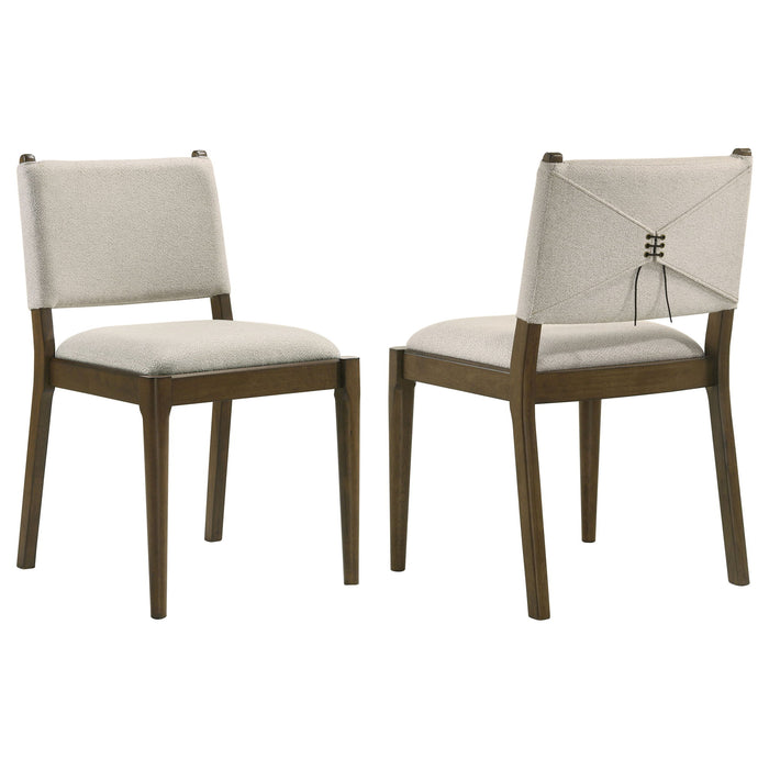 Crispin - Upholstered Dining Chair (Set of 2) - Brown Furniture Max