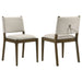 Crispin - Upholstered Dining Chair (Set of 2) - Brown Furniture Max