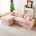 Modular Sofa, Convertible Twin Seat With Chaise Lounge Home Essentials