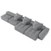 Modern Oversized Diy Combination Modular Sectional Sofa With Pillows Home Essentials