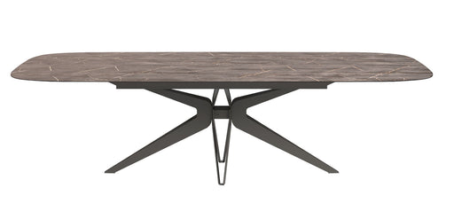 Hexagon - Dining Table - Dark Brown / Black Status Italy