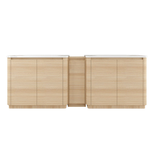 Soft Close Door Freestanding Bathroom Vanity With Sink, 1 Small Storage Cabinet Home Essentials