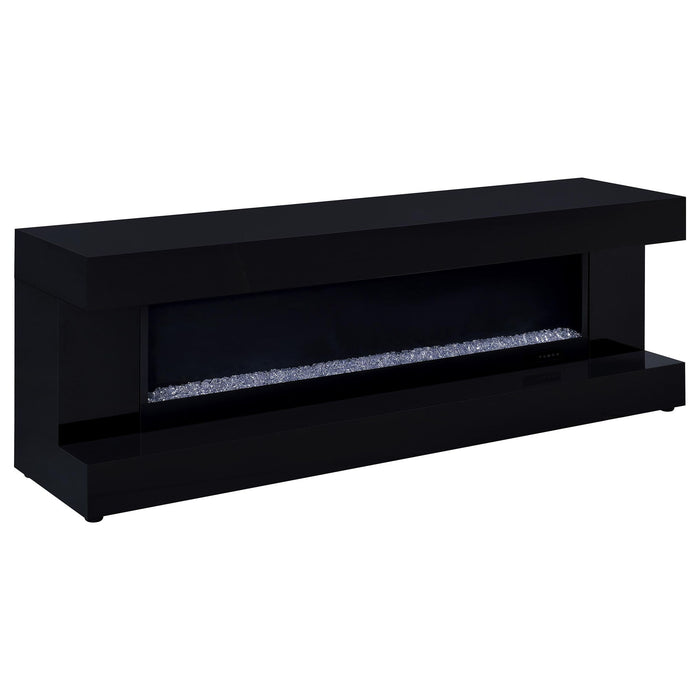 TV Stand Fireplace Console With Bluetooth Speaker Furniture Max