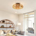 Flush Mount Ceiling Fan With Light Kit (Not Included Bulbs), Remote Control - Matte Black Daily Nest