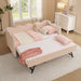 Gingham Daybed With USB Charging Port, Wave Shaped Design Home Essentials