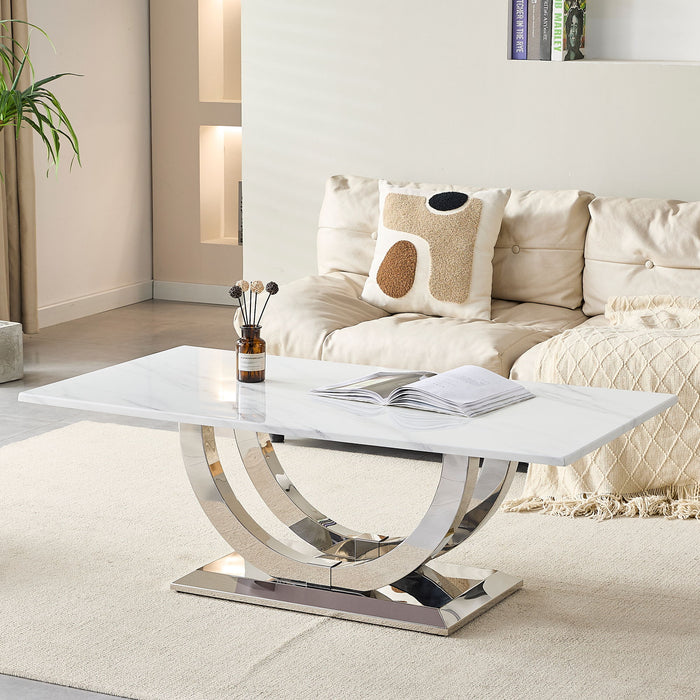 Rectangular Coffee Table With Base Home Essentials