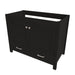 Bathroom Vanity With Soft Close Cabinet, Single Drawer, Sink Not Included - Black Home Essentials