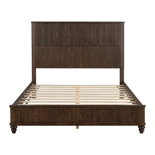 Platform Bed Frame & Tall Headboard Home Essentials