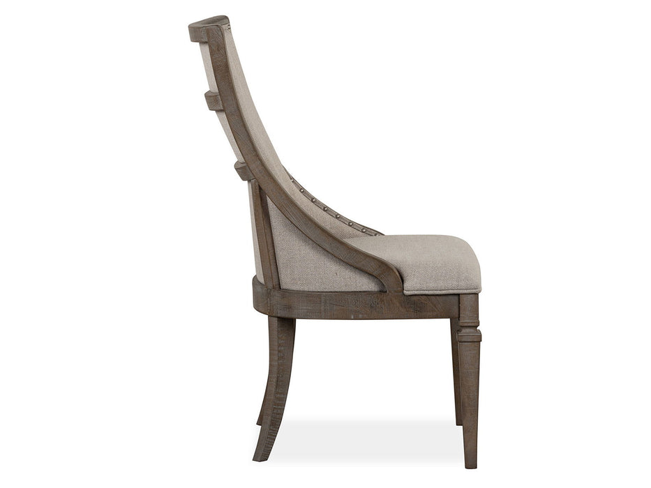 Lancaster - Dining Arm Chair With Upholstered Seat & Back (Set of 2) - Dovetail Gray Magnussen Furniture