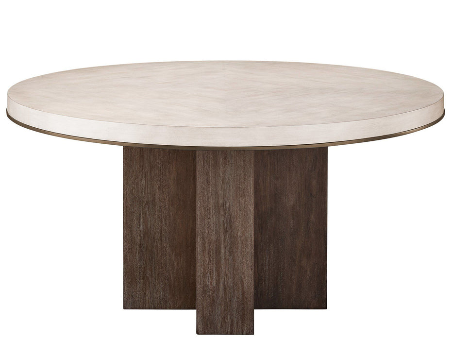 Erinn V x Universal - Topanga Round Dining Table - Beige