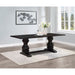 Villeneuve - Rectangular Double Pedestal Dining Table - Rustic Furniture Max