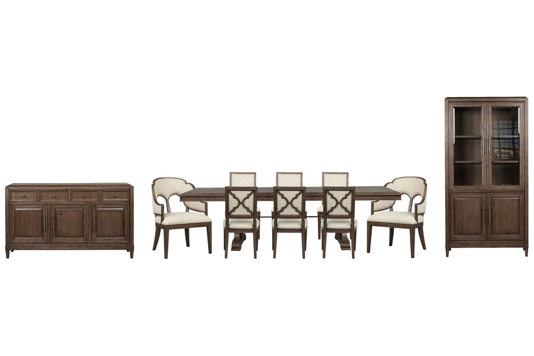 Jubilee - Extendable Trestle Dining Table Set Magnussen Furniture