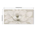 Lotus Flower Canvas Wall Art, Hand Painted Textured Floral Painting - Antique White Daily Nest