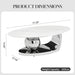 Oval Coffee Table With Geometric Precision Home Essentials
